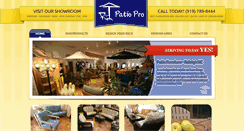 Desktop Screenshot of patio-pro.com